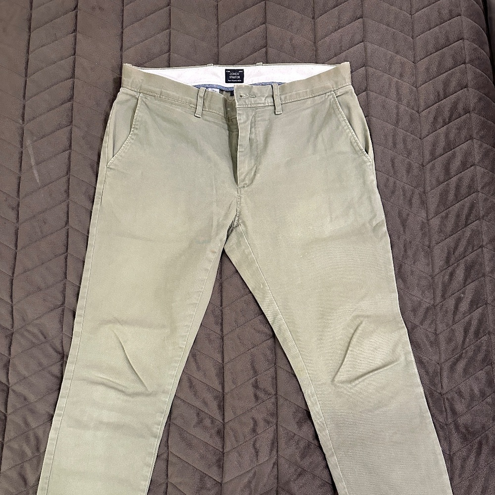 J. Crew 250 SKINNY Green Pants